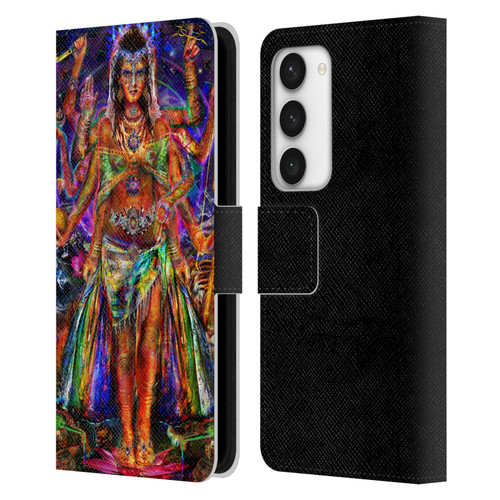 Jumbie Art Gods and Goddesses Pavarti Leather Book Wallet Case Cover For Samsung Galaxy S23 5G