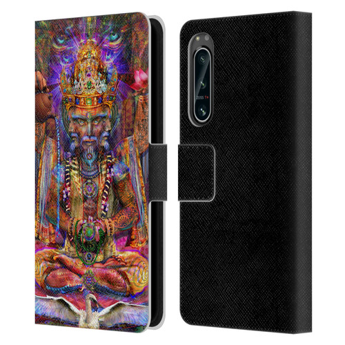 Jumbie Art Gods and Goddesses Brahma Leather Book Wallet Case Cover For Sony Xperia 5 IV