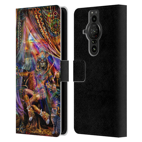 Jumbie Art Gods and Goddesses Bastet Leather Book Wallet Case Cover For Sony Xperia Pro-I