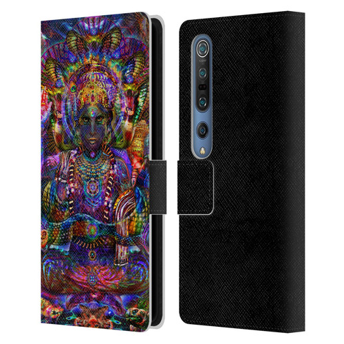 Jumbie Art Gods and Goddesses Vishnu Leather Book Wallet Case Cover For Xiaomi Mi 10 5G / Mi 10 Pro 5G