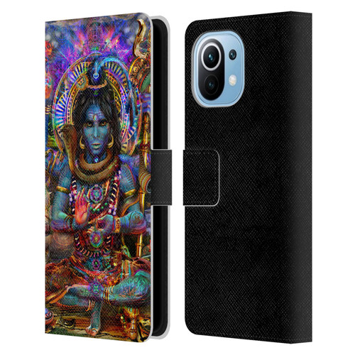 Jumbie Art Gods and Goddesses Shiva Leather Book Wallet Case Cover For Xiaomi Mi 11