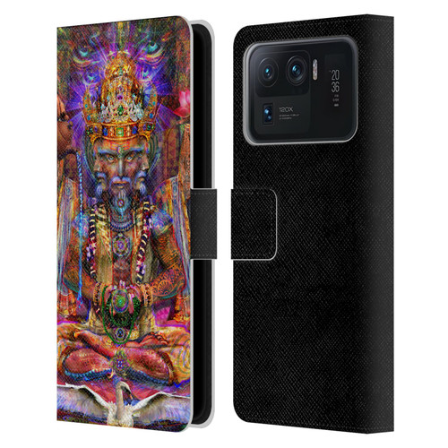 Jumbie Art Gods and Goddesses Brahma Leather Book Wallet Case Cover For Xiaomi Mi 11 Ultra