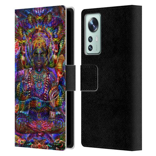 Jumbie Art Gods and Goddesses Vishnu Leather Book Wallet Case Cover For Xiaomi 12