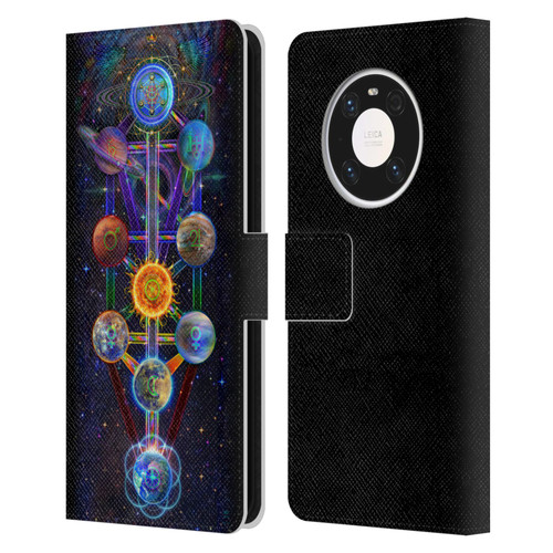 Jumbie Art Visionary Tree Of Life Leather Book Wallet Case Cover For Huawei Mate 40 Pro 5G