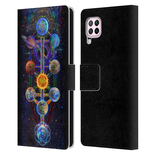 Jumbie Art Visionary Tree Of Life Leather Book Wallet Case Cover For Huawei Nova 6 SE / P40 Lite