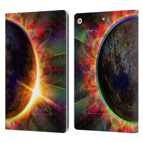 Jumbie Art Visionary Eclipse Leather Book Wallet Case Cover For Apple iPad 10.2 2019/2020/2021