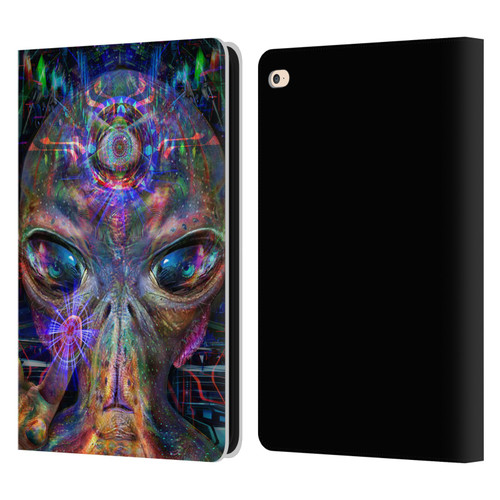 Jumbie Art Visionary Alien Leather Book Wallet Case Cover For Apple iPad Air 2 (2014)