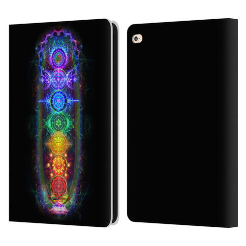 Jumbie Art Visionary Chakras Leather Book Wallet Case Cover For Apple iPad Air 2 (2014)