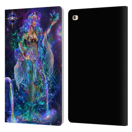 Jumbie Art Visionary Aquarius Leather Book Wallet Case Cover For Apple iPad mini 4