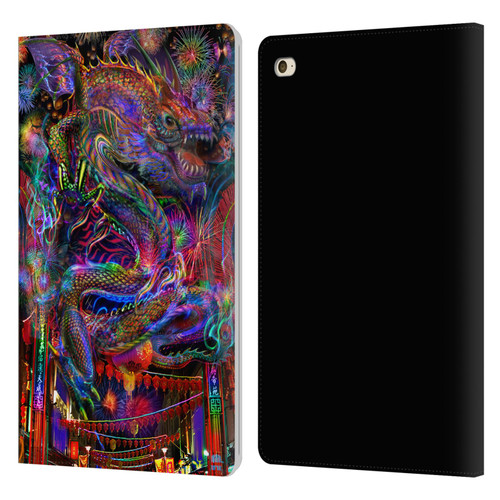 Jumbie Art Visionary Dragon Leather Book Wallet Case Cover For Apple iPad mini 4