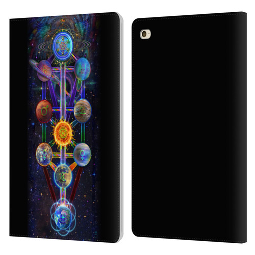 Jumbie Art Visionary Tree Of Life Leather Book Wallet Case Cover For Apple iPad mini 4