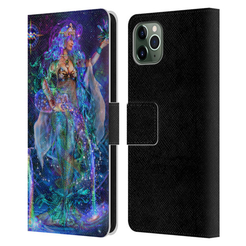 Jumbie Art Visionary Aquarius Leather Book Wallet Case Cover For Apple iPhone 11 Pro Max