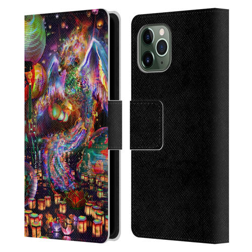 Jumbie Art Visionary Phoenix Leather Book Wallet Case Cover For Apple iPhone 11 Pro