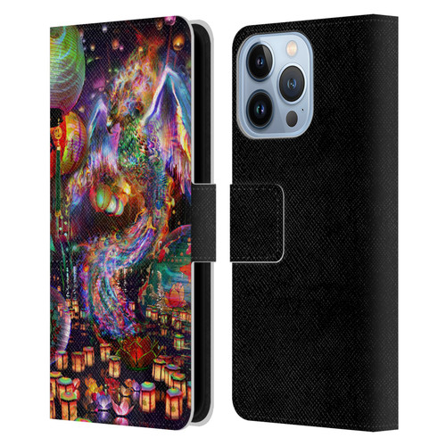 Jumbie Art Visionary Phoenix Leather Book Wallet Case Cover For Apple iPhone 13 Pro