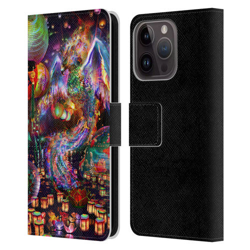 Jumbie Art Visionary Phoenix Leather Book Wallet Case Cover For Apple iPhone 15 Pro
