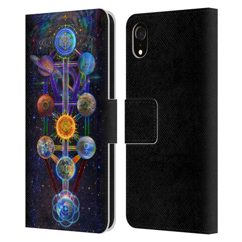 Jumbie Art Visionary Tree Of Life Leather Book Wallet Case Cover For Apple iPhone XR