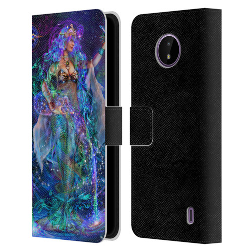 Jumbie Art Visionary Aquarius Leather Book Wallet Case Cover For Nokia C10 / C20