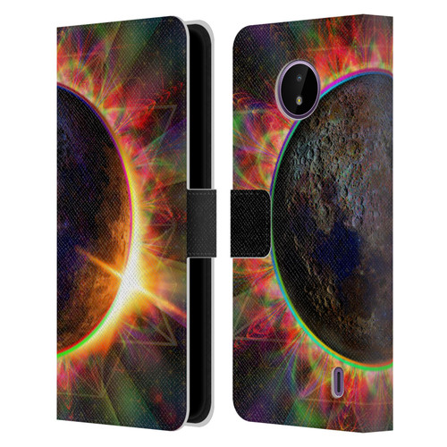 Jumbie Art Visionary Eclipse Leather Book Wallet Case Cover For Nokia C10 / C20