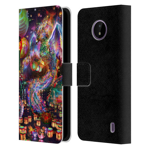 Jumbie Art Visionary Phoenix Leather Book Wallet Case Cover For Nokia C10 / C20
