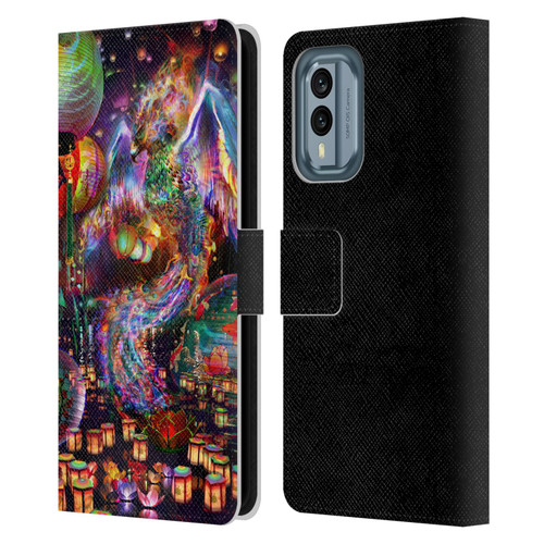 Jumbie Art Visionary Phoenix Leather Book Wallet Case Cover For Nokia X30