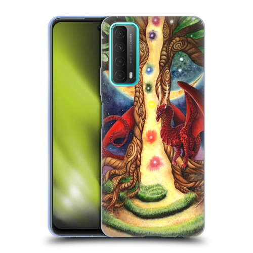 Carla Morrow Dragons Gateway Of Awakening Soft Gel Case for Huawei P Smart (2021)