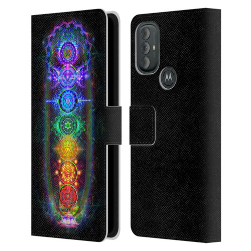 Jumbie Art Visionary Chakras Leather Book Wallet Case Cover For Motorola Moto G10 / Moto G20 / Moto G30