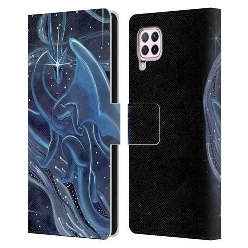 Carla Morrow Dragons I Shall Guide You Leather Book Wallet Case Cover For Huawei Nova 6 SE / P40 Lite