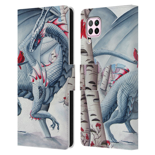 Carla Morrow Dragons Lady Of The Forest Leather Book Wallet Case Cover For Huawei Nova 6 SE / P40 Lite