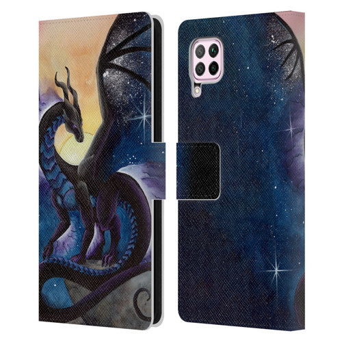 Carla Morrow Dragons Nightfall Leather Book Wallet Case Cover For Huawei Nova 6 SE / P40 Lite