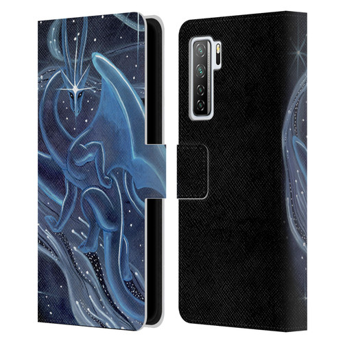 Carla Morrow Dragons I Shall Guide You Leather Book Wallet Case Cover For Huawei Nova 7 SE/P40 Lite 5G