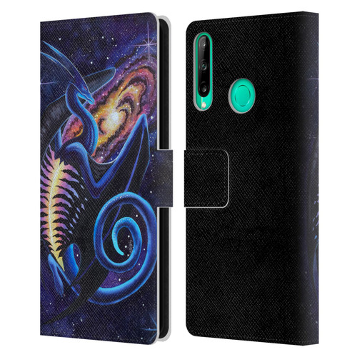 Carla Morrow Dragons Galactic Entrancement Leather Book Wallet Case Cover For Huawei P40 lite E