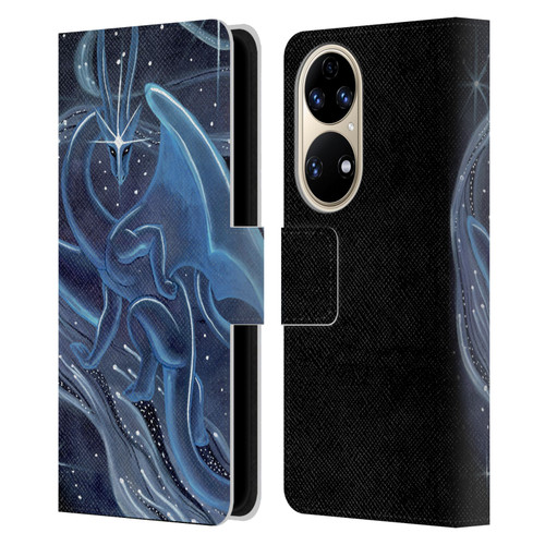 Carla Morrow Dragons I Shall Guide You Leather Book Wallet Case Cover For Huawei P50