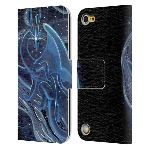 Carla Morrow Dragons I Shall Guide You Leather Book Wallet Case Cover For Apple iPod Touch 5G 5th Gen