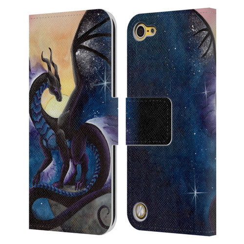 Carla Morrow Dragons Nightfall Leather Book Wallet Case Cover For Apple iPod Touch 5G 5th Gen