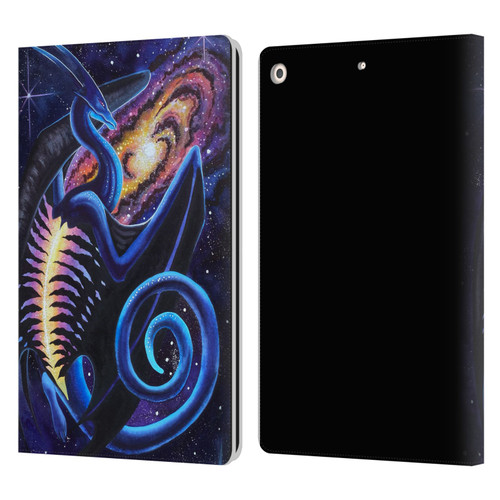 Carla Morrow Dragons Galactic Entrancement Leather Book Wallet Case Cover For Apple iPad 10.2 2019/2020/2021