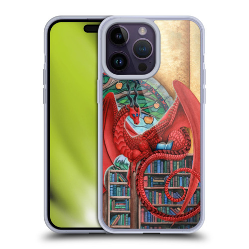 Carla Morrow Dragons Gateway Of Knowledge Soft Gel Case for Apple iPhone 14 Pro Max
