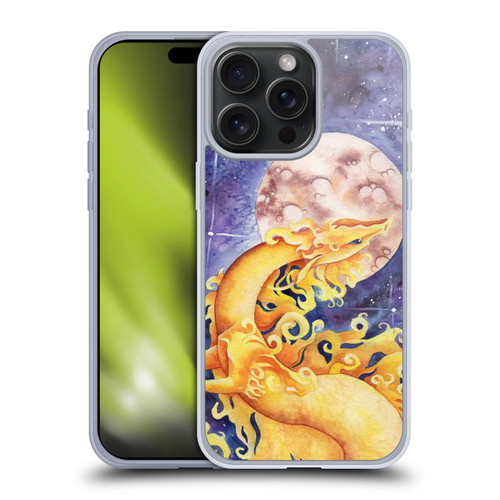 Carla Morrow Dragons Golden Sun Dragon Soft Gel Case for Apple iPhone 15 Pro Max