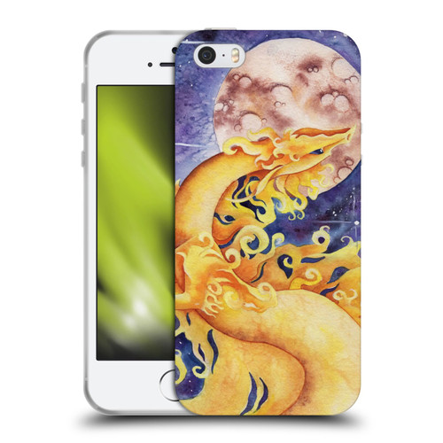 Carla Morrow Dragons Golden Sun Dragon Soft Gel Case for Apple iPhone 5 / 5s / iPhone SE 2016