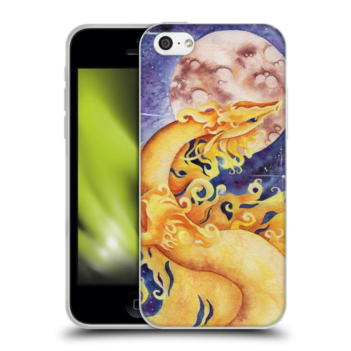 Carla Morrow Dragons Golden Sun Dragon Soft Gel Case for Apple iPhone 5c