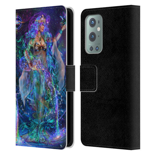 Jumbie Art Visionary Aquarius Leather Book Wallet Case Cover For OnePlus 9