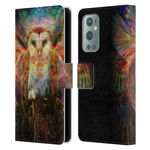 Jumbie Art Visionary Owl Leather Book Wallet Case Cover For OnePlus 9