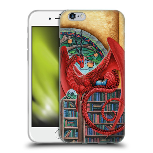 Carla Morrow Dragons Gateway Of Knowledge Soft Gel Case for Apple iPhone 6 / iPhone 6s