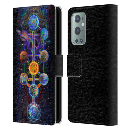 Jumbie Art Visionary Tree Of Life Leather Book Wallet Case Cover For OnePlus 9