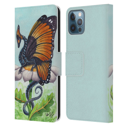 Carla Morrow Dragons The Monarch Leather Book Wallet Case Cover For Apple iPhone 12 / iPhone 12 Pro