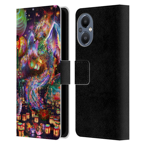 Jumbie Art Visionary Phoenix Leather Book Wallet Case Cover For OnePlus Nord N20 5G