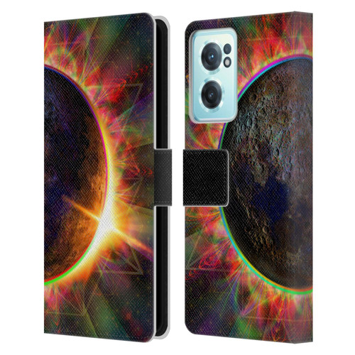 Jumbie Art Visionary Eclipse Leather Book Wallet Case Cover For OnePlus Nord CE 2 5G