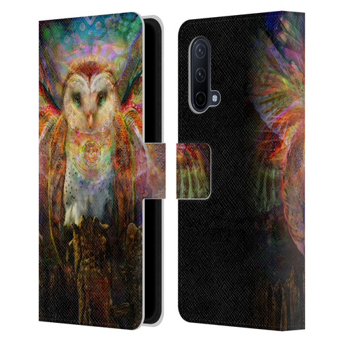 Jumbie Art Visionary Owl Leather Book Wallet Case Cover For OnePlus Nord CE 5G