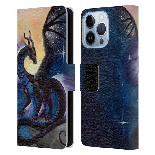 Carla Morrow Dragons Nightfall Leather Book Wallet Case Cover For Apple iPhone 13 Pro