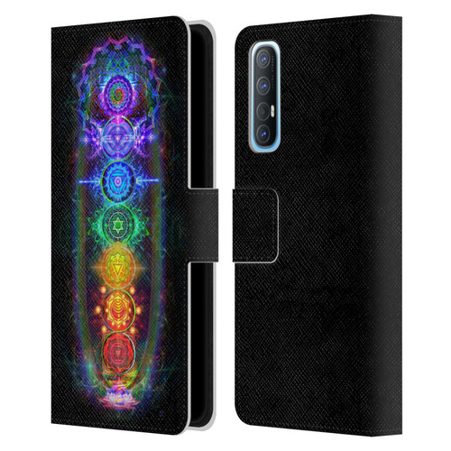 Jumbie Art Visionary Chakras Leather Book Wallet Case Cover For OPPO Find X2 Neo 5G
