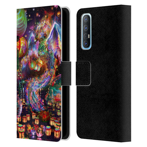 Jumbie Art Visionary Phoenix Leather Book Wallet Case Cover For OPPO Find X2 Neo 5G